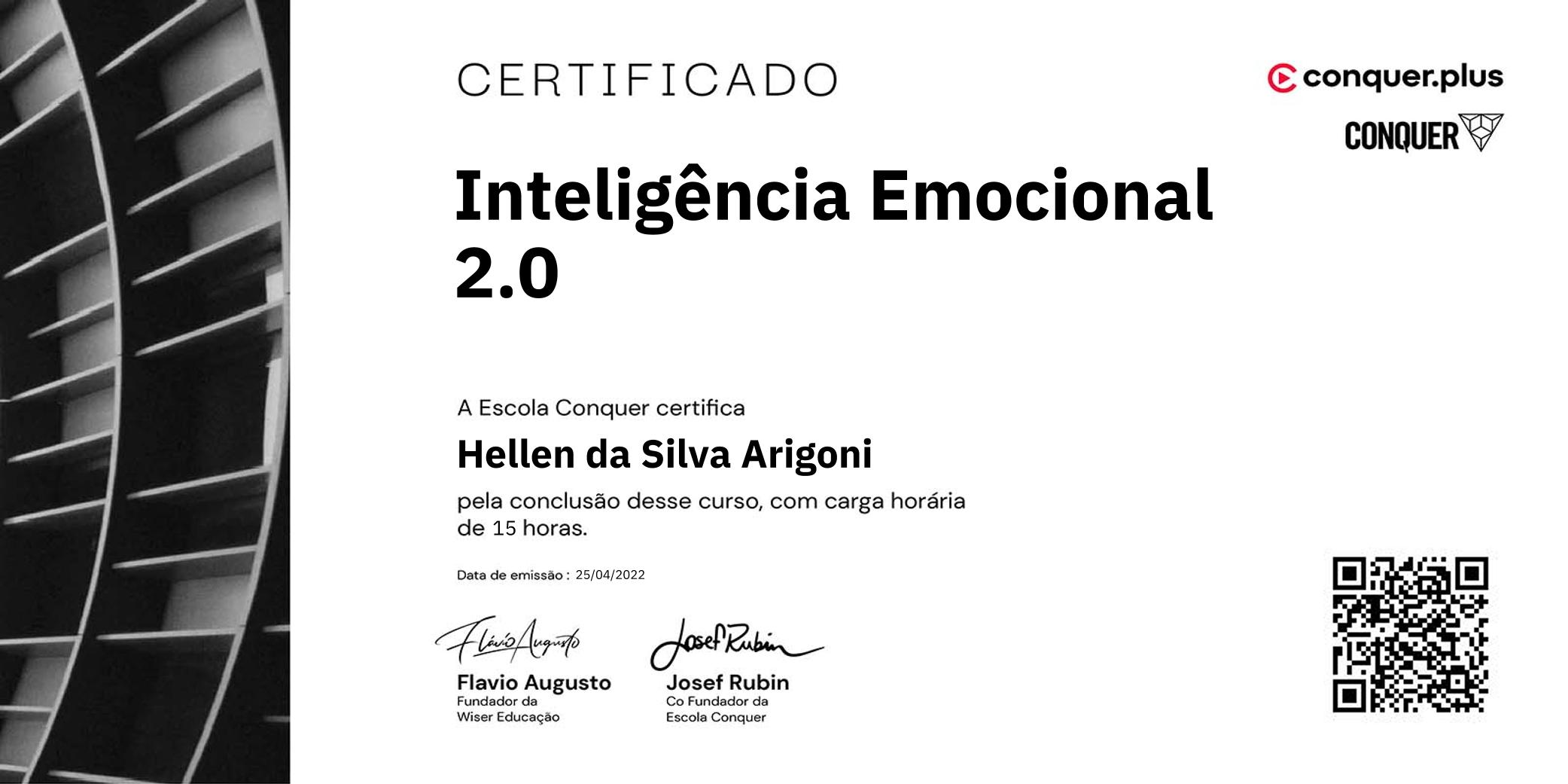 Certificado de Inteligência Emocional 2.0